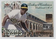 2001 Fleer Premium Decade of Excellence Rickey Henderson #32de HOF