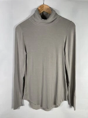 Top de cuello alto gris manga larga Kit & Ace para mujer talla 4 Foto 1 de 4