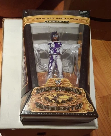Macho Man RANDY SAVAGE Wrestlemania VII WWE Mattel Defining Moments 2010 Elite Cover