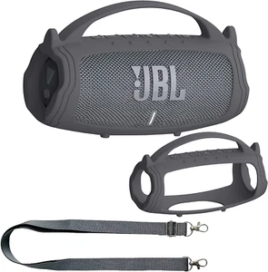 Silicone Cover Case for JBL Charge 5 Portable Bluetooth Speaker, Protective Skin - Picture 1 of 12