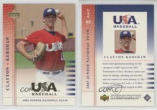 2005 Upper Deck USA Baseball Junior National Team Clayton Kershaw #USA86