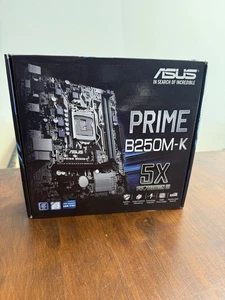 ASUS PRIME B250M-K 5X Protection Scheda Madre M2 90MB0T10-M0EAY0 - Zdjęcie 1 z 13