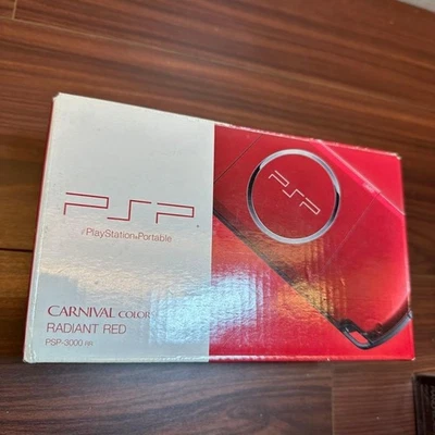 PSP PSP3000 Console Radiant Red 4825 From Japan - Image 1 of 4