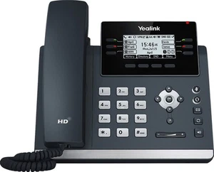 Yealink SIP T42U Telefon IP Szary LCD WLAN - Zdjęcie 1 z 7
