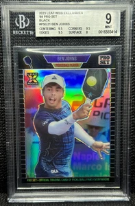 🐐 Ben Johns - RC - 36 of 49 - /49- 2023 Leaf Web Exclusives '89 Pro Set Black - Picture 1 of 8