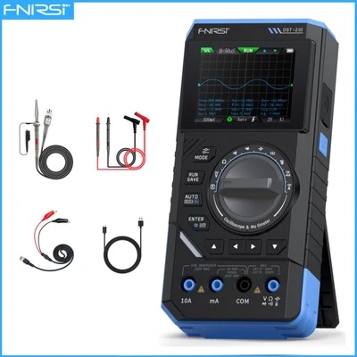 FNIRSI DST-210 DST-201 3-in-1 Digital Oscilloscope Multimeter Signal Generator - Image 1 of 4