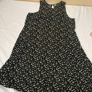 Vestido para mujer Old Navy verde estampado floral sin mangas Cottage Core talla mediana - Imagen 1 de 4