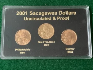 2001 Sacagawea Dollars Uncirculated & Proof - T5 - Picture 1 of 2