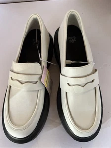 Wild Fable Damen Slipper Loafer Plateau niedriger Absatz Leder Memory Foam Innensohle - Bild 1 von 7