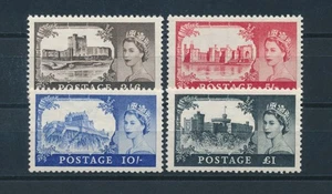 Großbritannien Elizabeth + Burgen 1955** Michel 278-281 I (S27587) - Bild 1 von 1