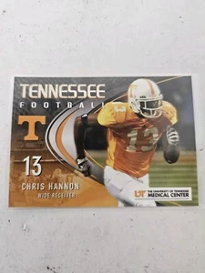 tennessee volunteers tn vols chris hannon ut medical center football card - Picture 1 of 2