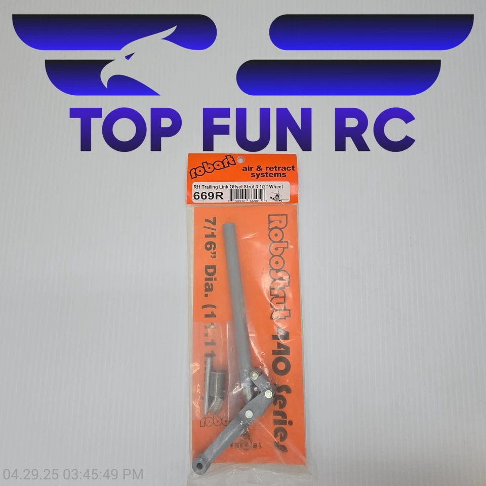 Robart RC 669R RH Trailing Link Offset Strut 3 1/2" Wheel - Image 1 of 1
