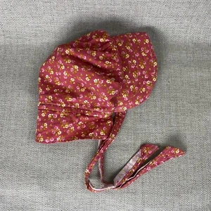 Gorro Vintage Niños Niños Niñas Rosa Floral Pradera Hecho a Mano Cottagecore - Imagen 1 de 7