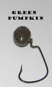 Six 1/2oz 5/0 Biffle Head Swing Hard Football Jiggle Head Shaky Shakey Head Jig - Bild 1 von 5