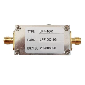 Filtr dolnoprzepustowy 1 GHz LPF DC-1G Filtr dolnoprzepustowy Interfejs SMA 50-Ohm Impedancja - Zdjęcie 1 z 3