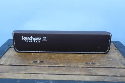 Kershaw Kai Stainless Steel Interchangeable 3 Blade Hunting Camp Kit Excellent ! - Image 1 of 4