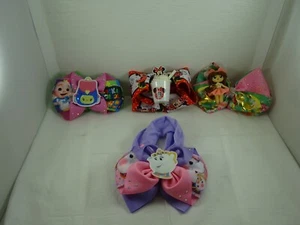 Angie's Bows 3D Hair Barrette Bows Disney Starbucks M Kors Mrs Potter Headband - Picture 1 of 24