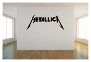 METALLICA LOGO 36" Vinyl wall art sticker music decal heavy metal rock band  - Picture 1 of 3