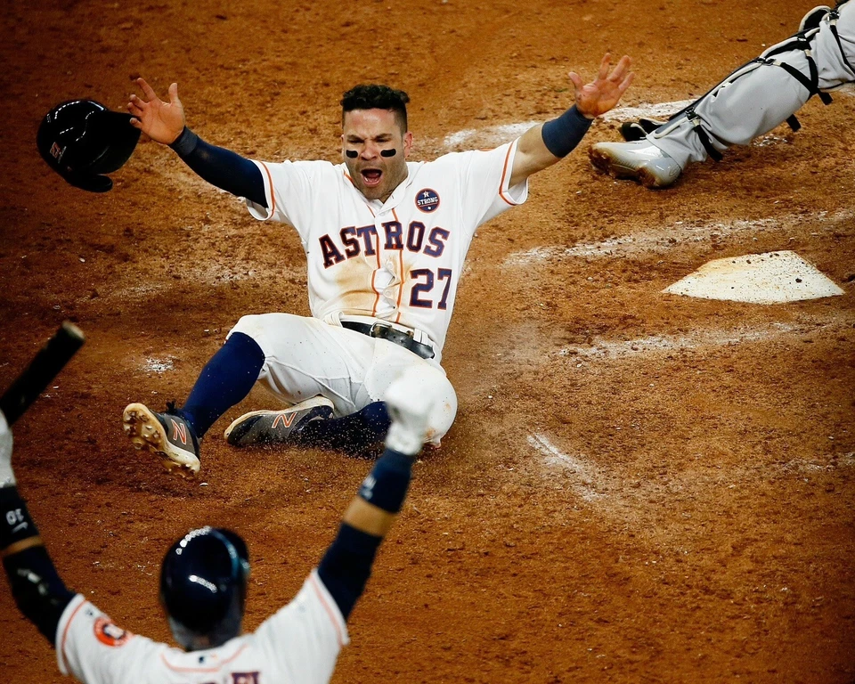8x10 Photo JOSE ALTUVE Houston Astros ‘17 World Series Champion ‘22 MVP All Star - Image 1 of 1
