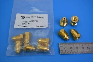 NORGREN 36051728 8mm x 4mm OD Conector Reductor Enots Ajuste de Compresión x 10 - Imagen 1 de 3
