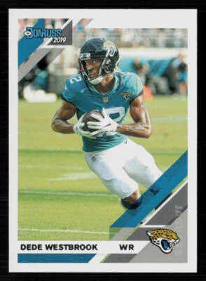 2019 Donruss #123 Dede Westbrook Jacksonville Jaguars Football Card - Image 1 of 2