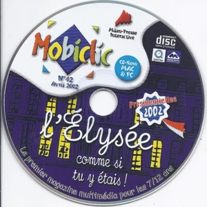 Mobiclic n° 42 : L'Elysée comme si tu y étais -PC MAC CD (2002 April, ages 7-13) - Zdjęcie 1 z 1