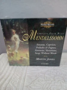 Mendelssohn 6 CD Set Martin Jones Complete Piano Music - Picture 1 of 4