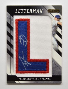 2008 Razor Letterman 20 #TYSL2 Tyler Stovall 12/20