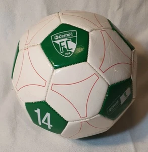 Castrol Sponsor Ball 2014 World Cup Brazil FIFA Official Soccer Football #14 GRN - Picture 1 of 5