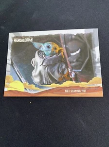 2020 Topps Journey of the Child SP - 5x7 - #10 Not Staying Put #/49 Mandalorian - Picture 1 of 5