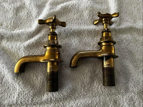 Antique Plumbing Hardware for sink or tub Cover