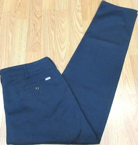LEVI'S REGULAR FIT PANTS COTTON/SPANDEX NAVY BLUE Sz 34W x 32L - Picture 1 of 6