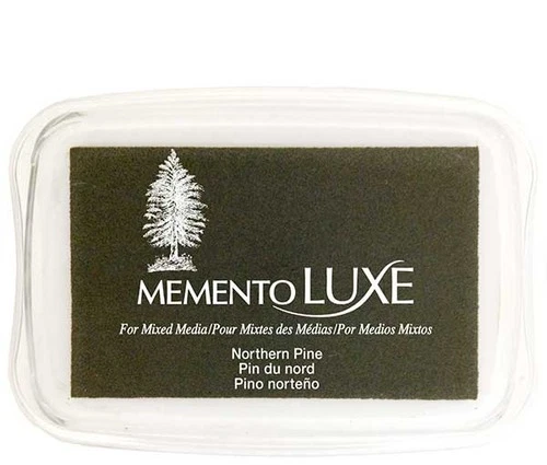 STEMPEL-GALERIE MEMENTO LUXE - ML 709 Nothern Pine Dk.Grün - Stempelkissen Tsukineko ~ 6 x 10 cm
