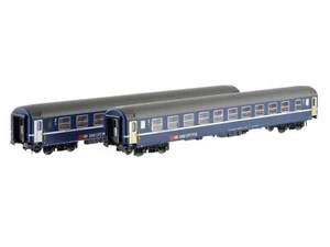 LS Models 47326 2x SBB CFF FFS 2.Klasse Liegewagen UIC-X Bcm blau Ep4-5 NEU+OVP - Picture 1 of 4