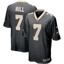 New Orleans Saints Taysom Hill #7 Nike Men's Black Official NFL Game Jersey