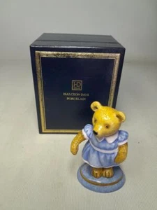Oso de peluche Halcyon Days del año 1996 en caja - Imagen 1 de 7