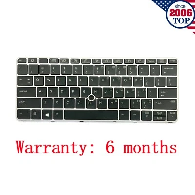 Nuevo teclado retroiluminado de EE. UU. para HP Elitebook 720 G3 G4 725 G3 G4 820 G3 G4 828 G3 G4 Foto 1 de 4
