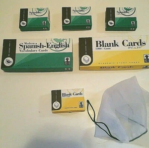 CLASSICAL SPANISH VOCABULARY CARDS By Visual Education - Hardcover Huge lot - Picture 1 of 11