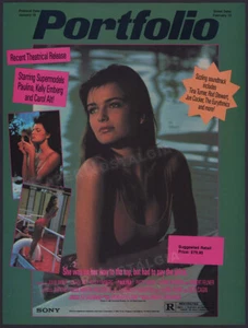 PORTFOLIO__Original 1987 Trade print AD / ADVERT__Paulina Porizkova__Carol Alt - Picture 1 of 1