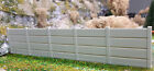 maquette lot 4 plaques de béton gris  jardin parc 1/43  décor train diorama