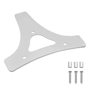 For Harley Touring Stainless Motorcycle Rack Bracket Sissy-Bar Pad Mount Bracket - Picture 1 of 5