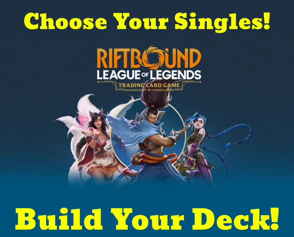 Riftbound TCG Commons, Uncommons & Rares - Origins - League of Legends Singles! - Image 1 of 1