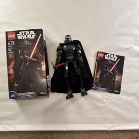 Lego Star Wars 75117 Kylo Ren 100% Complete Box Instructions Retired