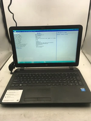 HP 15 F039WM - BOOTS TO BIOS - INTEL CELERON N2830 - 4GB RAM - 15" - READ - BB - Image 1 of 4