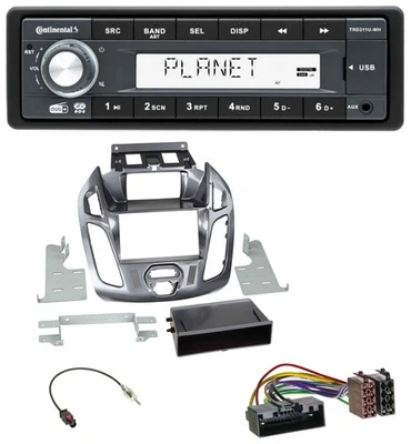 Continental MP3 AUX USB DAB 1DIN Autoradio für Ford Transit Connect 2012-2018 Di - Bild 1 von 4