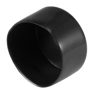 10pcs Round Black Vinyl End Cap Screw Thread Protector 2" 50mm Rubber Caps - Picture 1 of 4