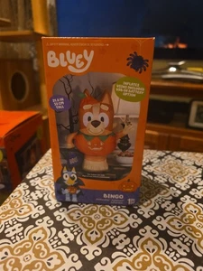 Halloween Inflatable Bluey Decoration – 21.6" Tall Indoor (Bingo) - Picture 1 of 2