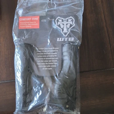 WTB Comfort Zone Clamp-On Grips Pair BLACK Mountain Commuter Hybrid Bike - Image 1 of 4