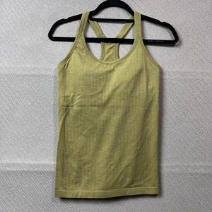 Lululemon Top Women 8 Green Ebb to Street Tank Performance Stretch Lightweight - Picture 1 of 14