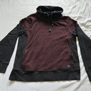 Guess Sweater Men's Large Adult Long Sleeve Cawl Neck Vtg Maroon Red Black - Picture 1 of 11